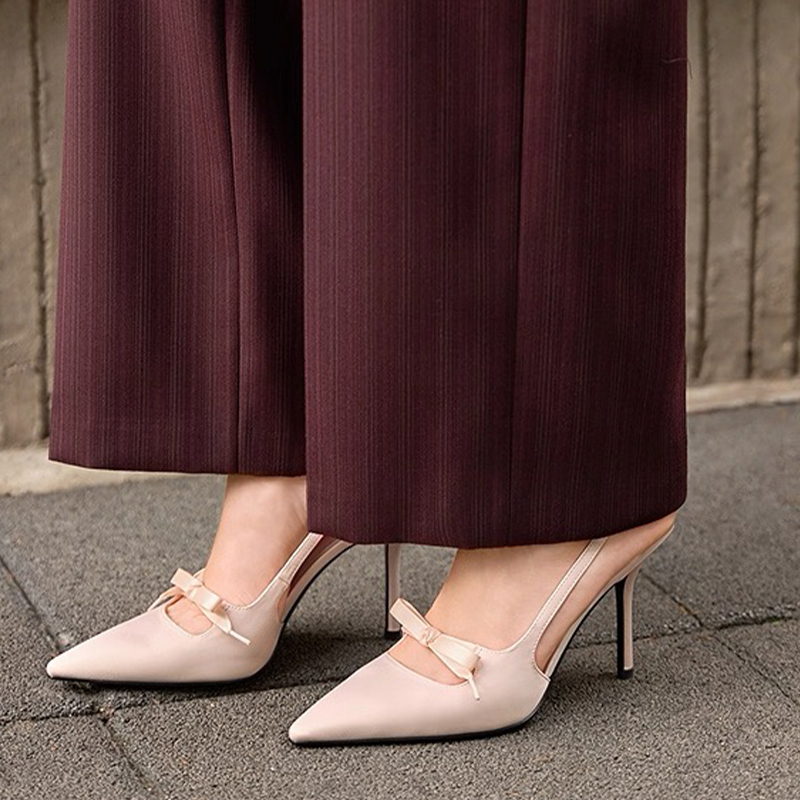 Luxury Lifestyle Shoes - 여성용 하이힐 샌들, 포인티드 토 럭셔리