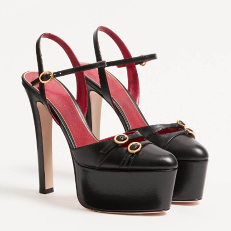 Luxury Lifestyle Shoes - 프랑스 스타일 고급스러운 두꺼운 앞코와 뒷부분이