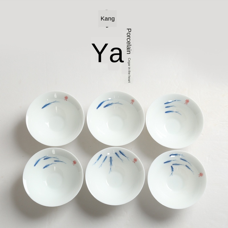 Handmade Ceramic Mug - 손으로 그린 세라믹 찻잔, 쿵푸 찻잔,