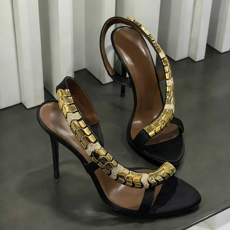 럭셔리 라인스톤 스팽글 새틴 여성 글래디에이터 샌들 패 - Luxury Lifestyle Shoes 리뷰 및 가격