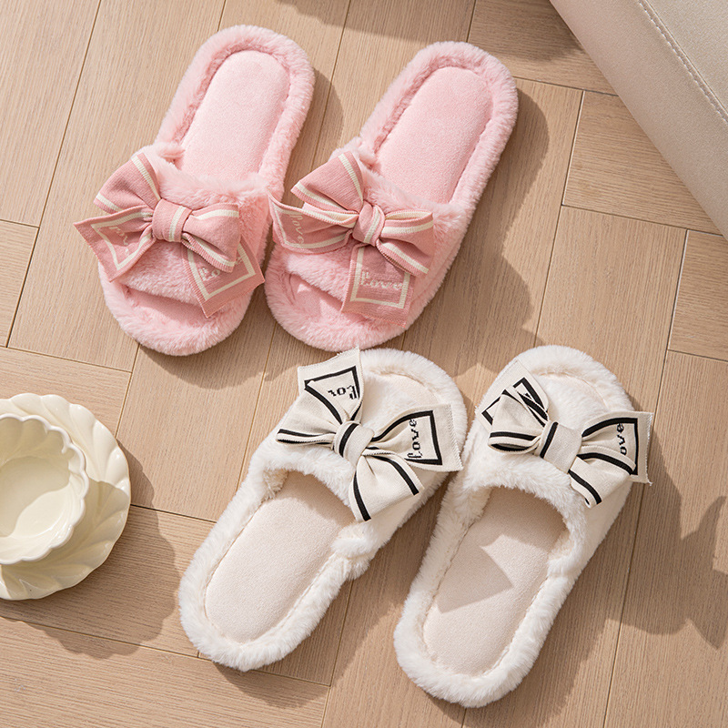 러브 플러피 여성 슬리퍼 하우스 보우 럭셔리 디자이너  - Luxury Lifestyle Shoes 리뷰 및 가격