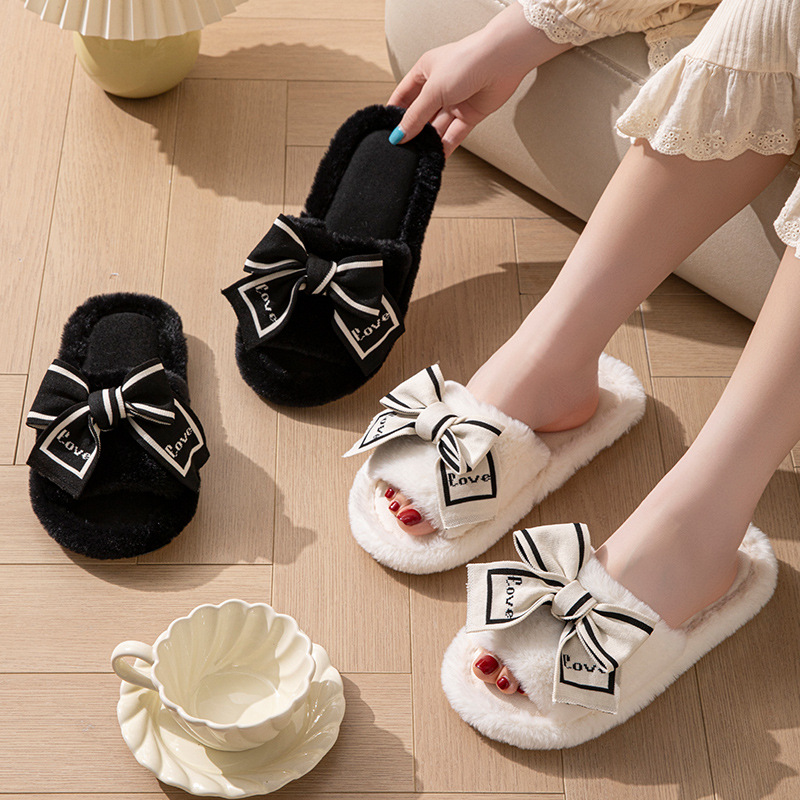 러브 플러피 여성 슬리퍼 하우스 보우 럭셔리 디자이너  - Luxury Lifestyle Shoes 리뷰 및 가격