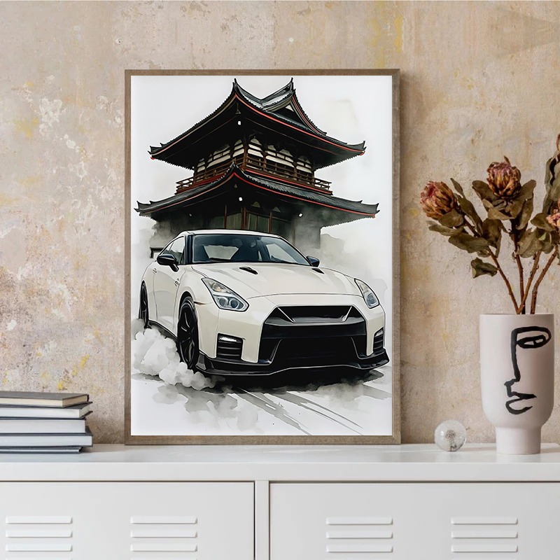 일본식 Supercar 벽 아트 포스터 현대 자동차 스 - Luxury Lifestyle Japan 리뷰 및 가격