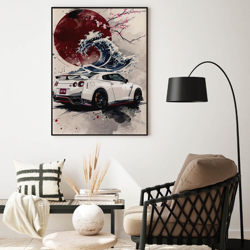 일본식 Supercar 벽 아트 포스터 현대 자동차 스 - Luxury Lifestyle Japan 리뷰 및 가격