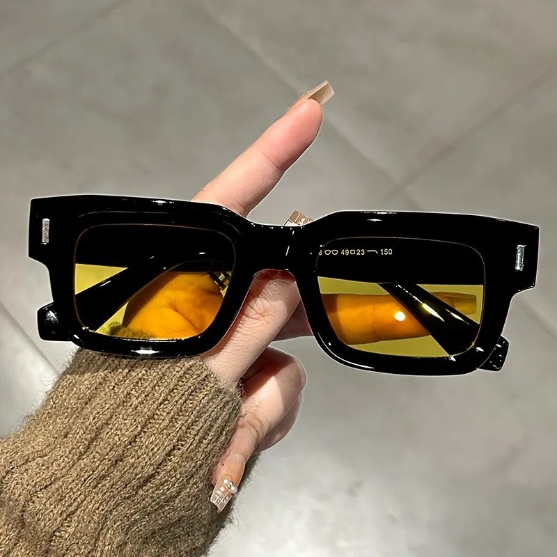고급스러운 직사각형 선글라스 여성 남성 패션 브랜드 디 - Luxury Lifestyle Men 리뷰 및 가격