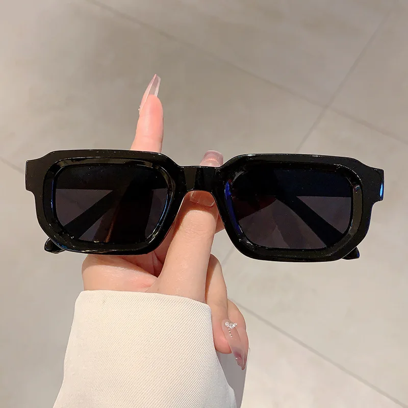 빈티지 직사각형 프레임 선글라스 야외 남성 선글라스 럭 - Luxury Lifestyle Men 리뷰 및 가격