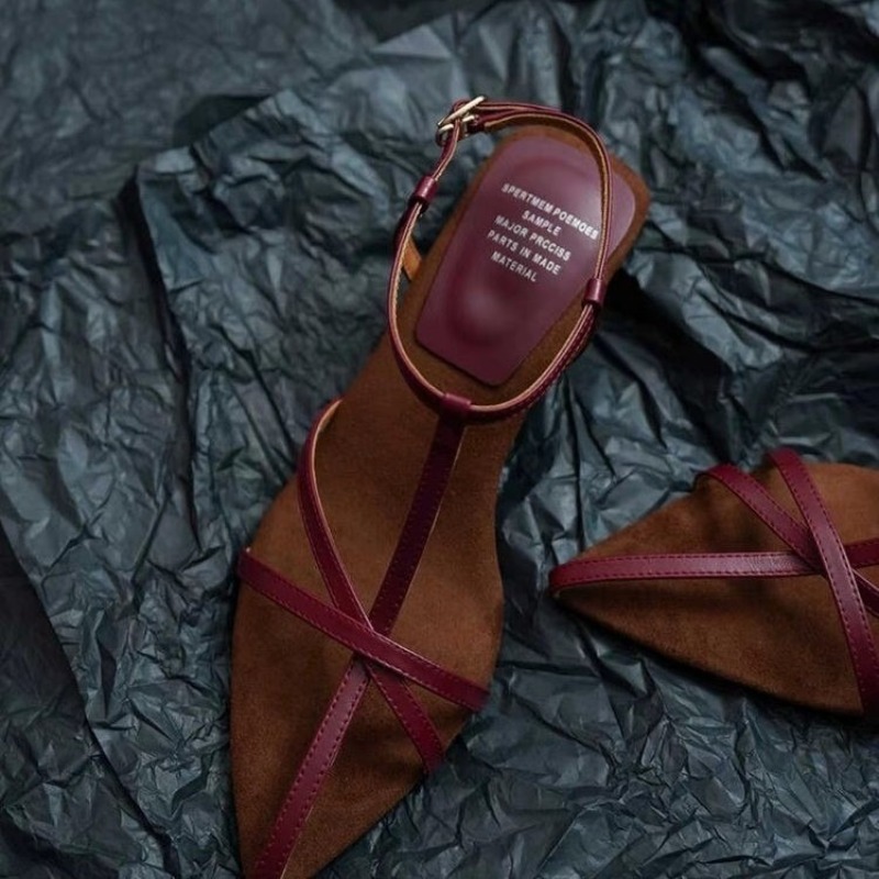 여성 하이힐 샌들 여름 신발 럭셔리 소 가죽 스트랩 슬 - Luxury Lifestyle Shoes 리뷰 및 가격