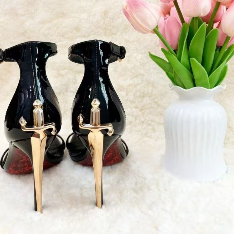 럭셔리 여성 샌들 프랑스 연회 오픈 토드 샌들 패션 골 - Luxury Lifestyle Shoes 리뷰 및 가격
